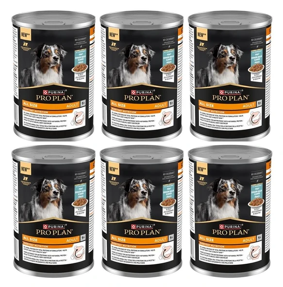 Pro Plan Balıklı Yetişkin Köpek Konservesi 400 Gr*6 Adet ürün görseli 1