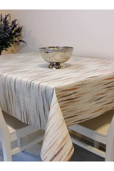 ELYAFLI PVC MUŞAMBA - DESENLİ SİLİNEBİLİR MASA ÖRTÜSÜ ürün görseli 1