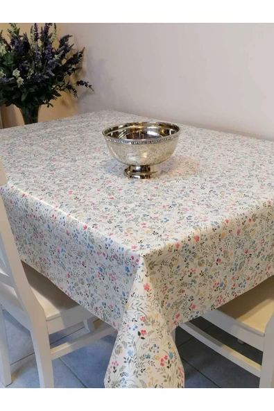 ELYAFLI PVC MUŞAMBA - DESENLİ SİLİNEBİLİR MASA ÖRTÜSÜ ürün görseli 1