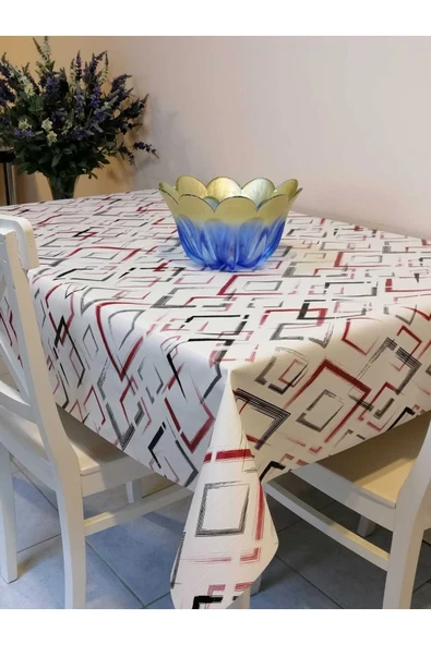ELYAFLI PVC MUŞAMBA DESENLİ SİLİNEBİLİR MASA ÖRTÜSÜ ürün görseli 1