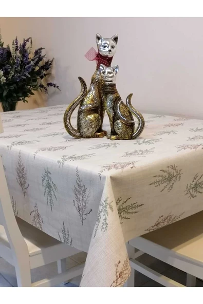 ELYAFLI PVC MUŞAMBA - DESENLİ SİLİNEBİLİR MASA ÖRTÜSÜ ürün görseli 1