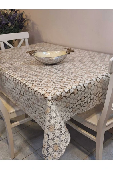 Ithal Pvc Muşamba - Desenli Silinebilir Masa Örtüsü ürün görseli 1