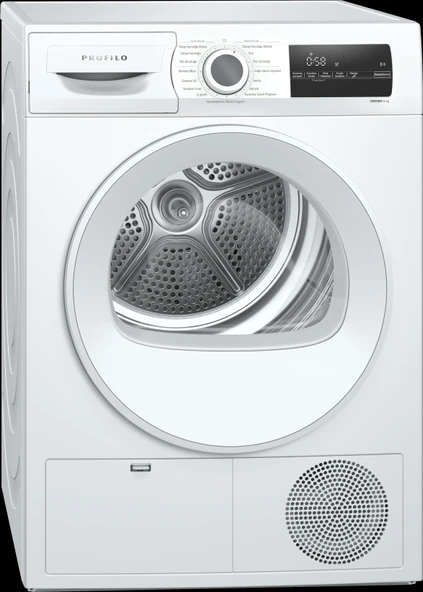 Profilo KM8612HTR 8 KG Isı Pompalı Kurutma Makinesi ürün görseli 1