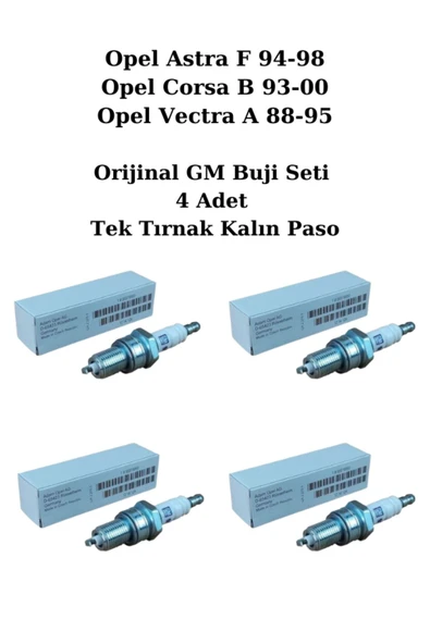 Opel Astra F Buji Takımı GM 95519060 ürün görseli 1