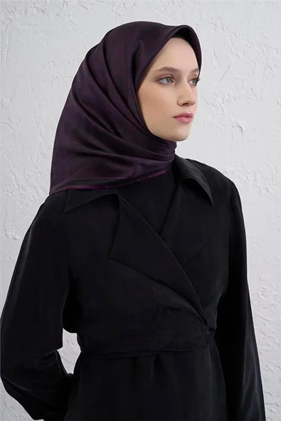 Klasik Desen Twill İpek Eşarp -2025/2026 -9408D ürün görseli 1