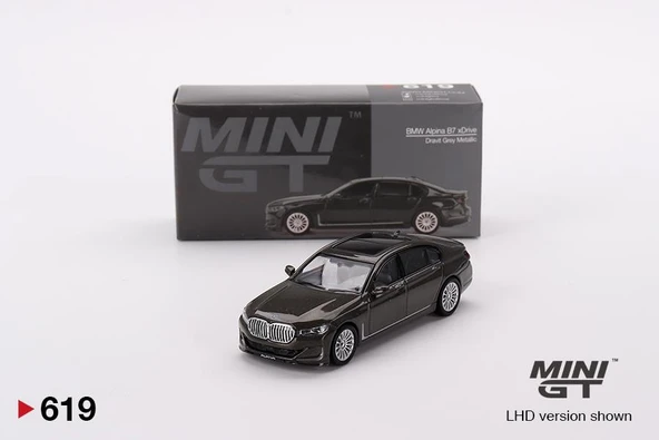 Mini GT BMW Alpina B7 xDrive Dravit Grey Metallic 619 ürün görseli 1