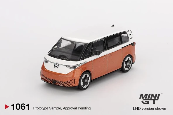 PTTAVM: Mini GT Volkswagen ID.Buzz Candy White / Energetic Orange 1061
