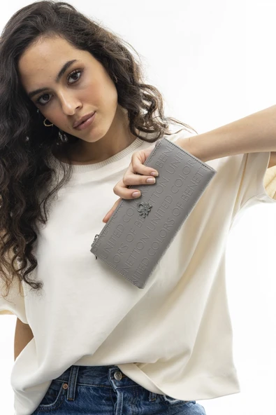 United Colors of Benetton Bnt_566 Gri Çanta CÜZDAN ürün görseli 1