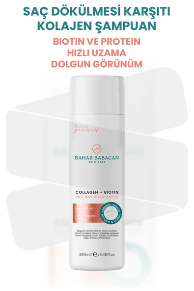 Bahar Babacan Saç Dökülmesini Önleyici Ve Uzamaya Yardımcı Şampuan 250ml ürün görseli 1