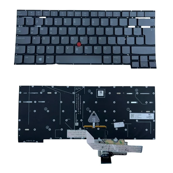 Lenovo ThinkPad 20WNS0UDTX Klavye Füme TR Işıklı ürün görseli 1