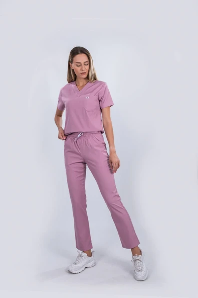 Monotıp Soft Likralı Pantolon Forma unısex gül Kurusu Sadece Pantolon ürün görseli 1