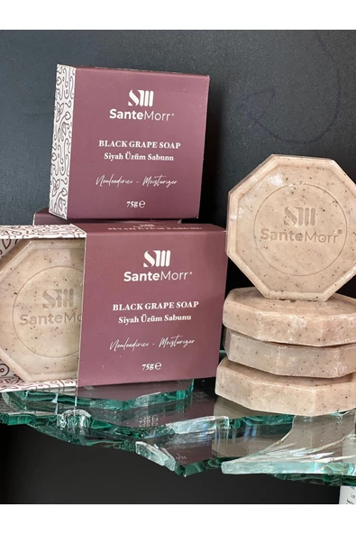 SANTEMORR SİYAH ÜZÜM SABUNU 75 ML ürün görseli 1