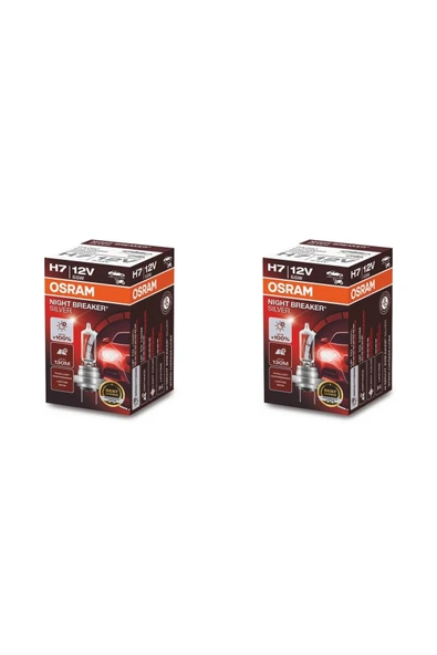 Night Breaker Silver H7 %100 Fazla Işık (2 ADET) (YASAL HALOJEN) ürün görseli 1