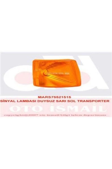 SİNYAL LAMBASI DUYSUZ SARI SOL TRANSPORTER T4 90-96 ürün görseli 1
