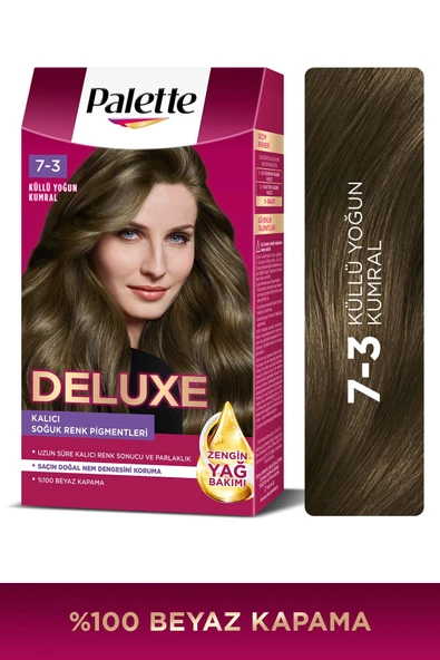 PALETTE DELUXE YOĞUN RENKLER 7-3 KÜLLÜ YOĞUN KUMRAL ürün görseli 1