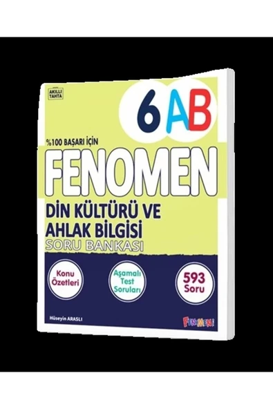 6. Sınıf Din Kültürü ve Ahlak Bilgisi Fenomen A-B Soru Bankası Fenomen Yayınları ürün görseli 1