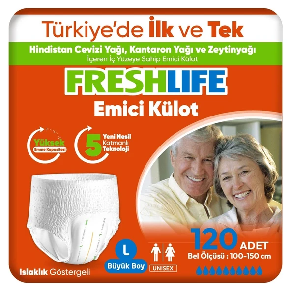 Freshlife Large Emici Külot 30’lu Paket x 4 Adet ürün görseli 1