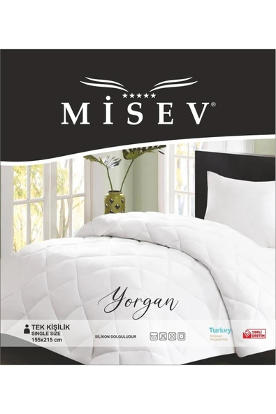 Misev Tek Kişilik Lüks Mikrofiber Yorgan ürün görseli 1