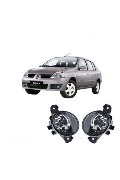 Renault Clio Symbol 2002-2008 Sis Farı Set Oem:8200002469-70 ürün görseli 1
