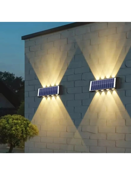 Cata Güneş Enerjili Led Aplik CT-8010 - Solar Enerjili Bahçe Aydınlatma ürün görseli 1