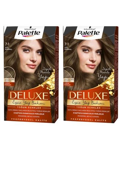 PALETTE DELUXE 7-1 ASIL KUMRAL 50 ML 2 ADET ürün görseli 1