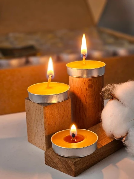 Tohana T-Light 12Li İngiliz Armut Frezyası Kokulu Mum ürün görseli 1