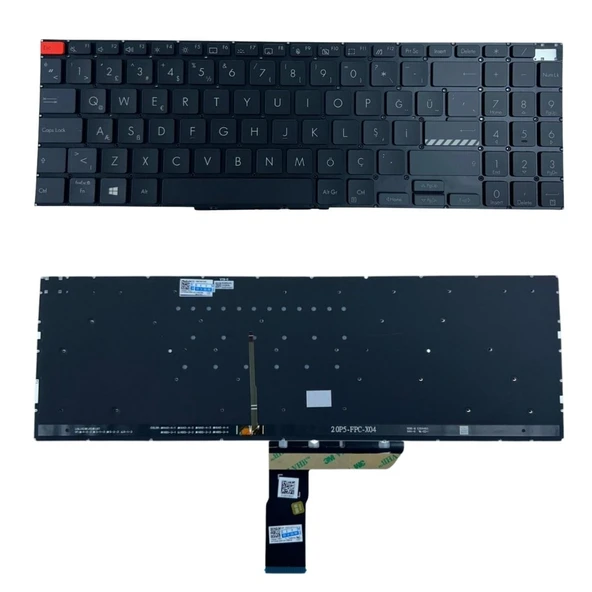Asus Y7600CQ Klavye Siyah TR Işıklı ürün görseli 1