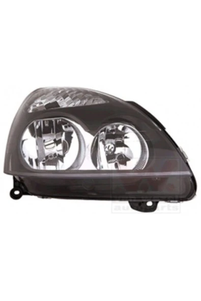 Renault Clio, 2 Far Sağ Komple Siyah 2002-2004 Model 7701054063 Uyumlu ürün görseli 1
