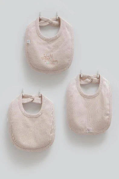 Caramell %100 Pamuk Pretty Baby 3'lü Mama Önlüğü CRML.ONK2137 ürün görseli 1