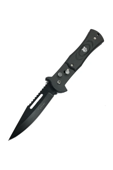 Janva Tiger Kaplan Kamp Outdoor Doğa Yürüyüş Siyah Çakı Bıçak ürün görseli 1