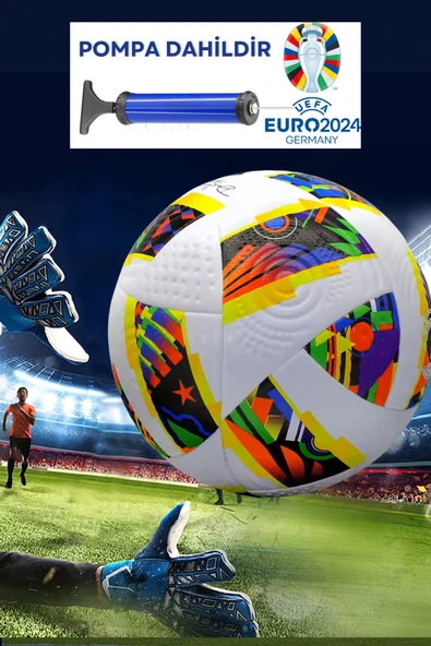 Janva Champions League Tasarımı Lazer Kesim Yapıştırma 400 gram Futbol Topu 5 Numara Maç Ve Antreman Topu ürün görseli 1