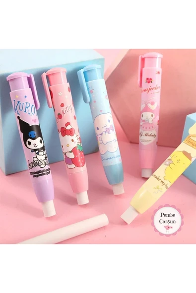 Janva Sanrio Stick Silgi 1 Adet My Melody , Kuromi , Hello Kitty , Cinnamoroll ürün görseli 1
