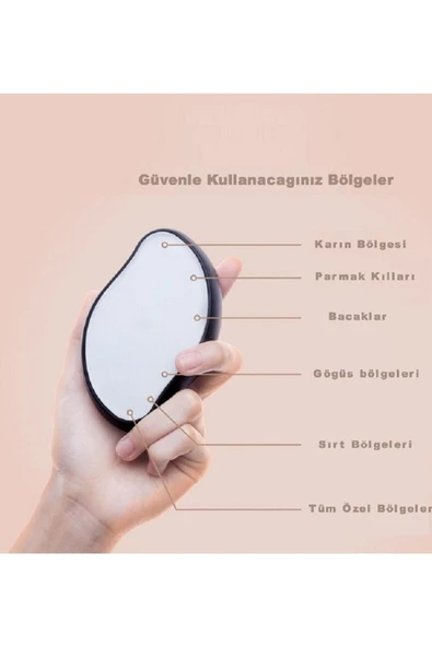 Janva Crystal Eraser Epilasyon Aleti Tüy Silgisi Tüy Alıcı Fiziksel Kristal Epilatör ürün görseli 1