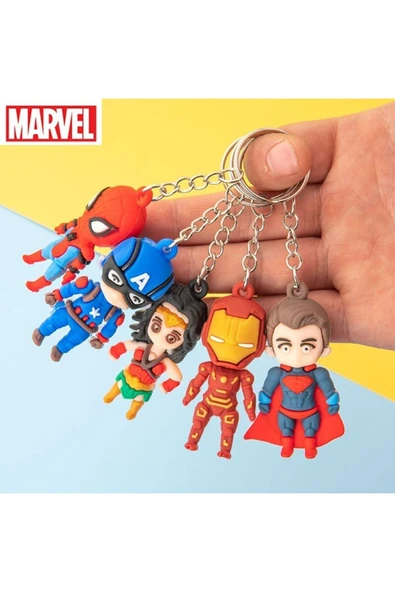 Janva Marvel Kahramanlar Anahtarlık Çanta Süsü Aksesuar ürün görseli 1