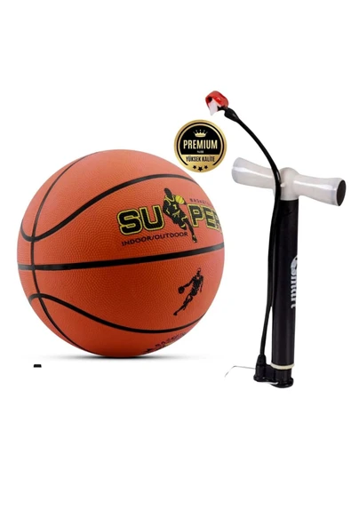 Janva 5 numara Basket TopuBasketbol Topu Yeni Model Sağlam Kaliteli Pompa Hediyelidir. ürün görseli 1