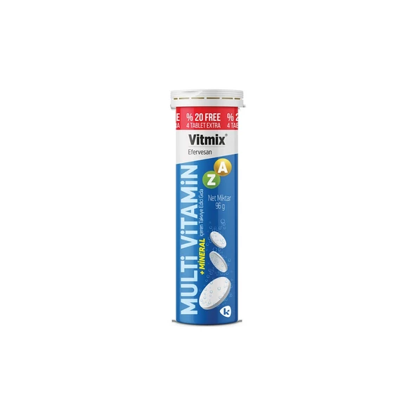 Vitmix Multi Vitamin 24 Efervesan Tablet 96 gr ürün görseli 1