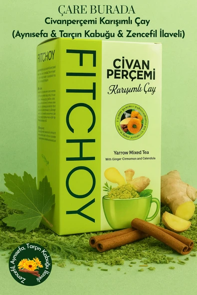 Fitchoy - Civanperçemi Çay 90 gr × 45 Adet (Aynısefa & Tarçın Kabuğu & Zencefil İlaveli) ürün görseli 1