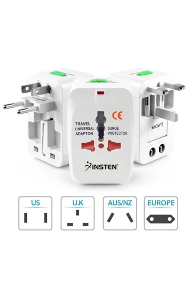 DNR Bilişim Seyahat Akıllı Priz Adaptör 1000ma Hepsi Bir Arada _universal Trl Adapter Sfey 997516 ürün görseli 1
