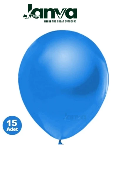 Janva Büyük Boy 12 İnç Parlak Metalik Balon Parti Doğum Günü Gösteri 100 adet ürün görseli 1