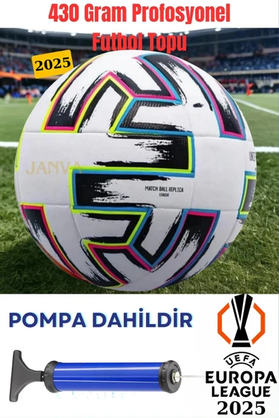 Janva UEFA Şampiyonlar Ligi Futbol Topu 430 Gram Kaliteli Maç ve Antreman Pompa Hediyeli ürün görseli 1