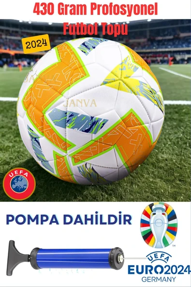 Janva Uefa Şampiyonlar Ligi Özel Tasarım Futbol Topu 430 gram Lazer Kesim Maç Ve Antreman pompa HEDİYELİ ürün görseli 1
