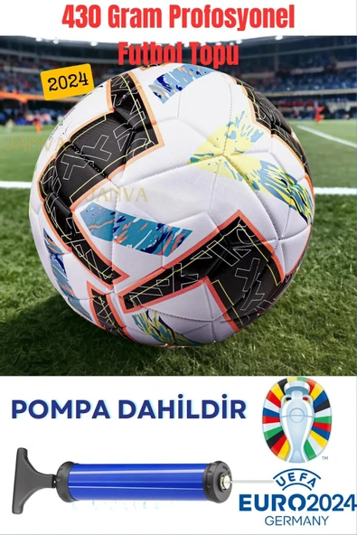 Janva Şampiyonlar Ligi Bluedream Özel Tasarım Futbol Topu 400 gram Maç ve Antreman Topu +Pompa Hediyeli ürün görseli 1