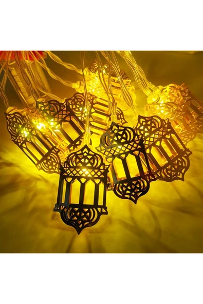 xsir Ramazan Kandili 2 Pilli Led 2 Metre Süsleme Dekor Işık ürün görseli 1