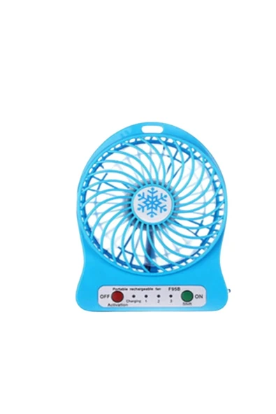 3D Nanopro Şarjlı Mini Fan Masa Üstü Vantilatörü Usb Soğutucu Sessiz El Fanı ürün görseli 1