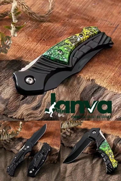 Janva Kamp Çakı Bıçak Koleksiyonluk Özel Harekat Jasad Pratik 16 cm Klipsili Kemere Takmalı ürün görseli 1