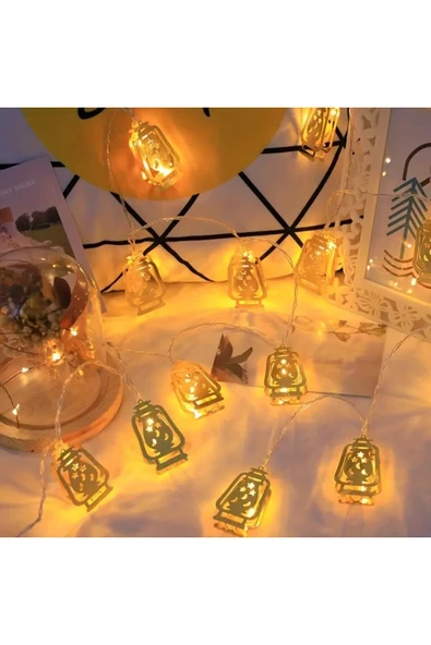 xsir Ramazan Kandili 2 Pilli Led 2 Metre Süsleme Dekor Işık ürün görseli 1