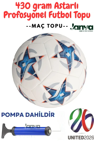 Janva 2026 Euro Futbol Topu Profosyonel Maç Topu ürün görseli 1