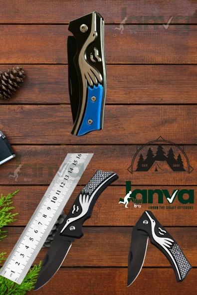 Janva Kamp Çakı Bıçak Koleksiyonluk Özel Harekat Jasad Pratik 16 cm Klipsili Kemere Takmalı ürün görseli 1