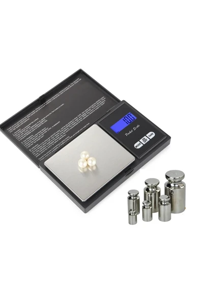 Janva Professional Hassas Terazi 500 gram Kapasiteli 0.1 Hassasiyetli Dijital Kapaklı Tartı ürün görseli 1