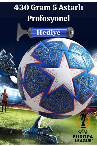 Janva UEFA Şampiyonlar Ligi Futbol Topu 430 Gram Kaliteli Maç ve Antreman Pompa Hediyeli ürün görseli 1